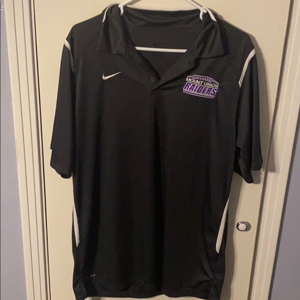 Mount Union Football Nike polo